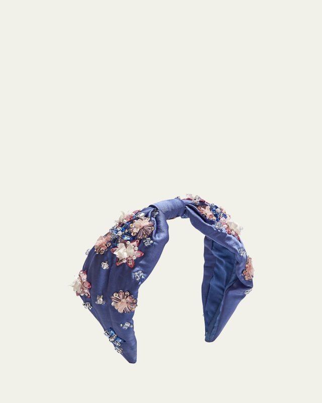 Girl's Antoinette Knotted Bead-Embellished Headband